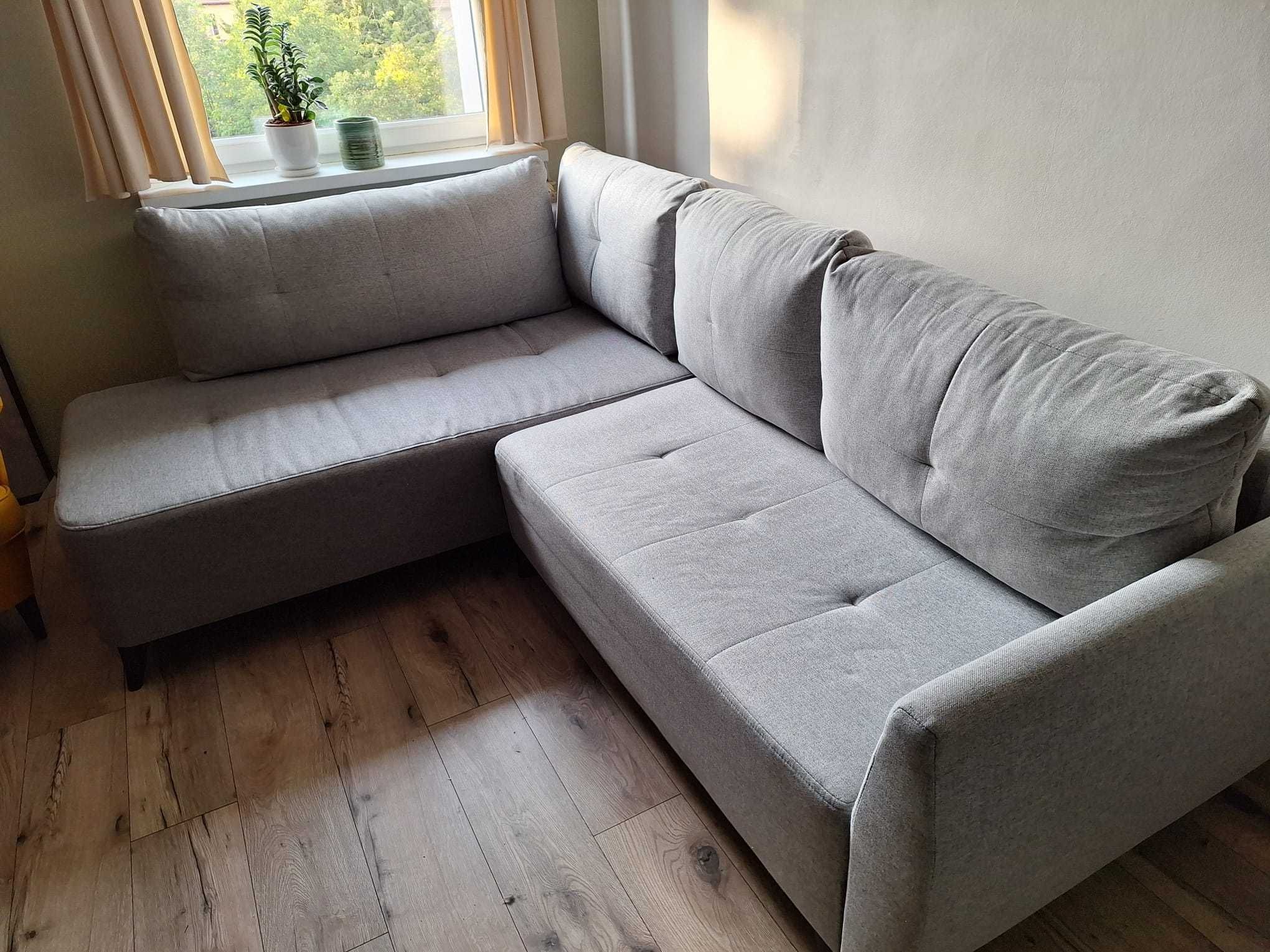 Narożnik/rogówka z funkcją spania ze schowkiem