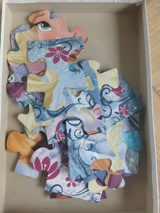 Duże puzzle maxi gigant kraina lodu frozen elsa 24 elementy trefl