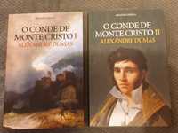 O Conde de Monte Cristo livro 1 e 2 
de Alexandre Dumas NOVOS