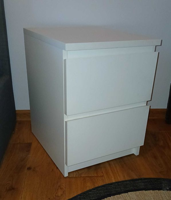 szafka nocna / komoda biała ikea malm