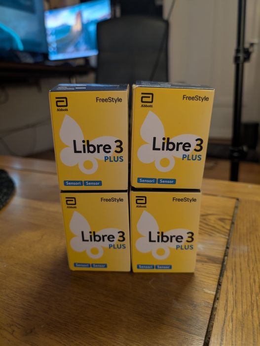 4x cztery Sensory Freestyle Libre 3 PLUS