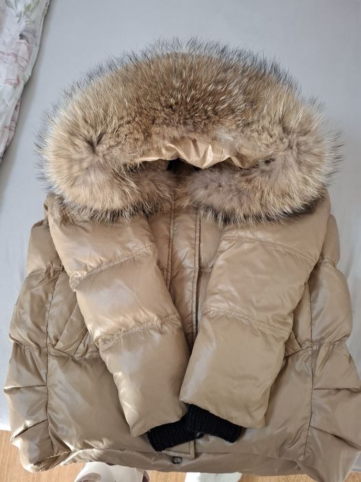 Jak nowa! LUCKY FIVE Lorenzo Oryginalna Puchowa Miss foto L beżowa jen