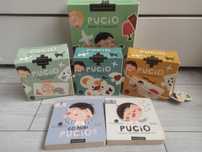 Zestaw pucio ksiażki puzzle