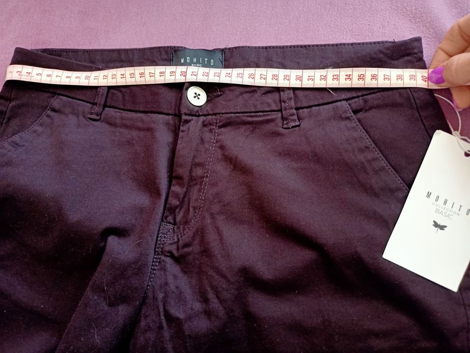 Spodnie bawełniane Mohito,roz.36, Nowe z metką!