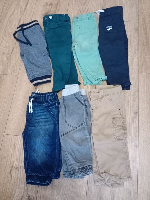 Spodnie eleganckie i jeansy chlopiece 80