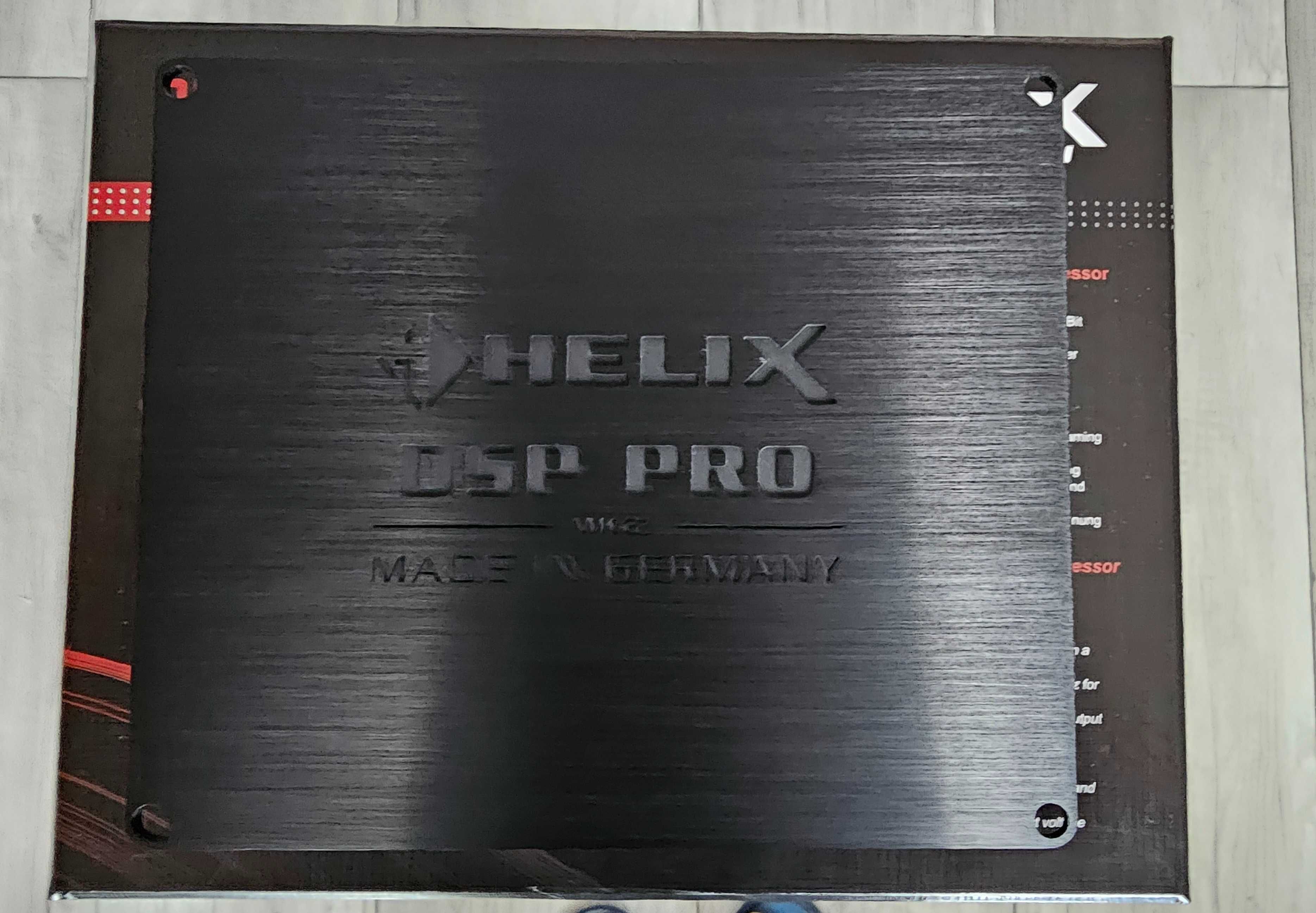 Procesor Helix DSP PRO MK2 plus RUX oraz karta HEC Optical IN