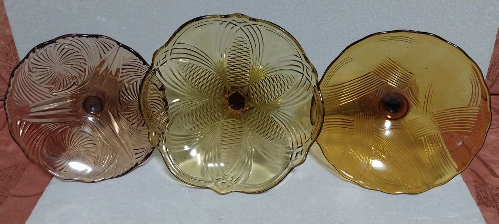 Скло. Фруктовниця. Цукерниця. СРСР.