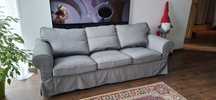 Sofa IKEA jak nowa - szara/stalowa