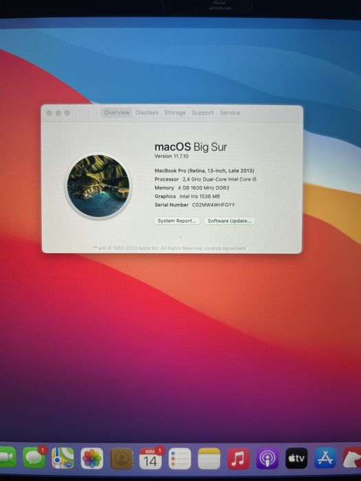 Macbook Pro 13” 2013