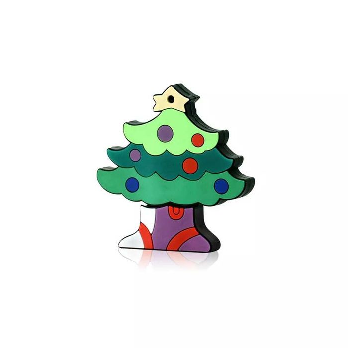 Флешка USB 2.0 на 64 Гб Новорічна Ялинка (Новогодняя Елка)