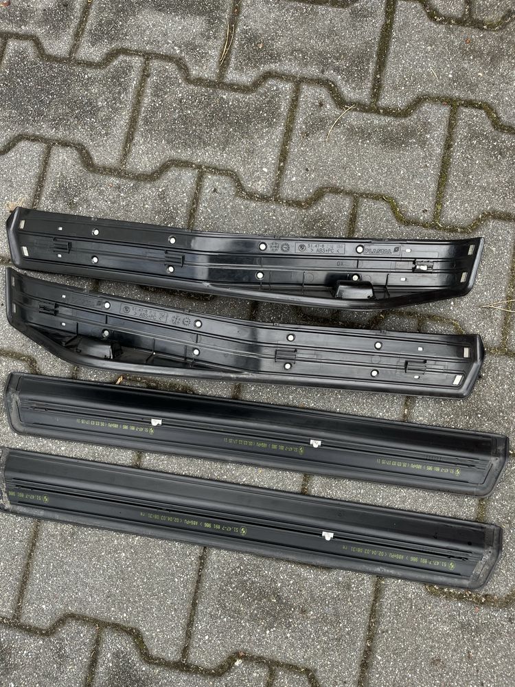 BMW E46 ORYGINALNE nakładki progowe sedan/touring