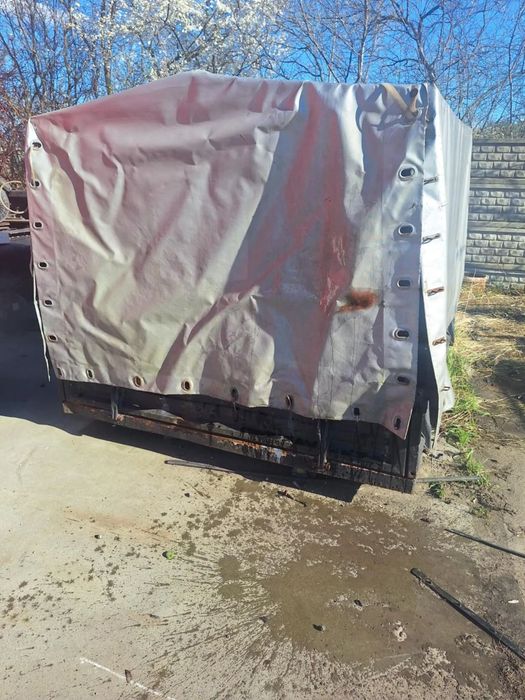 PAKA ZABUDOWA SKRZYNIA STALOWA VW T4 1.9m SZEROKOŚĆ 2.2m DŁUGOŚĆ 1.6m WYS.