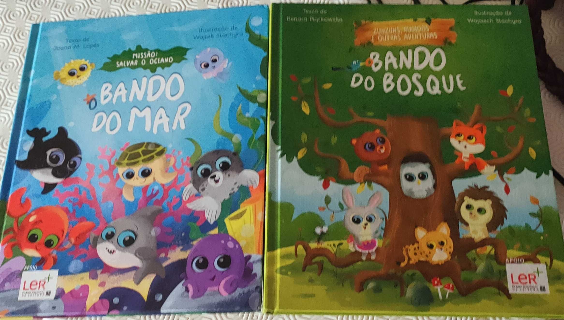Livros Bando do Mar e Bando do Bosque Pingo Doce
