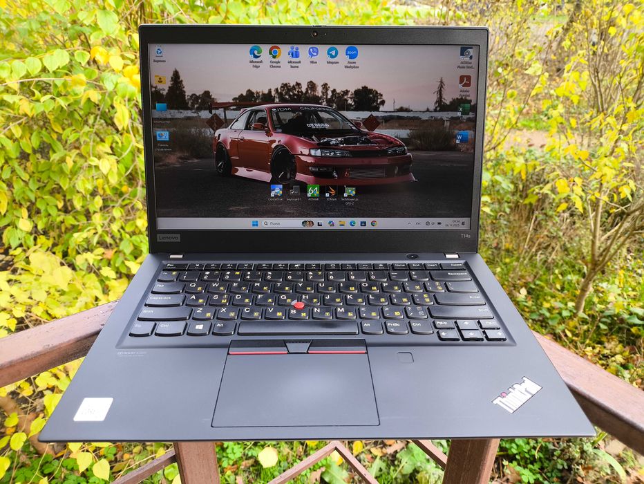 Компактный, сенсорный ноутбук Lenovo T14s Gen1 i7-10510U 32/512Gb