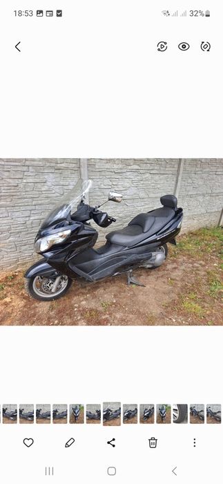 Suzuki Burgman 400 k7  czasza kanapa lampa koło