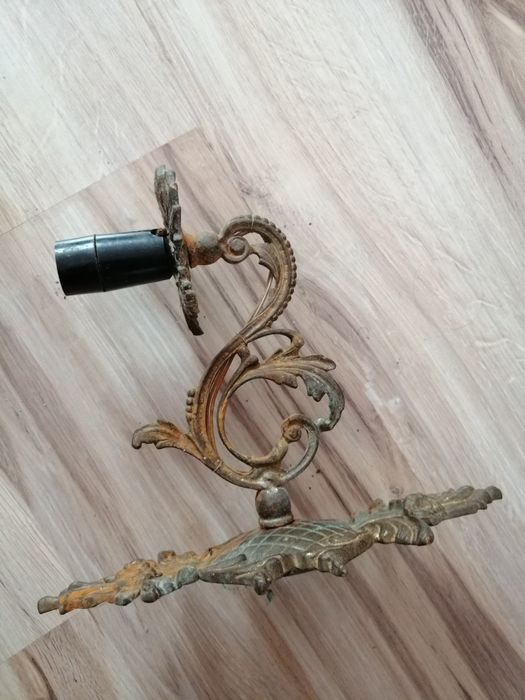 Kinkiet mosiężny zlocony antyk