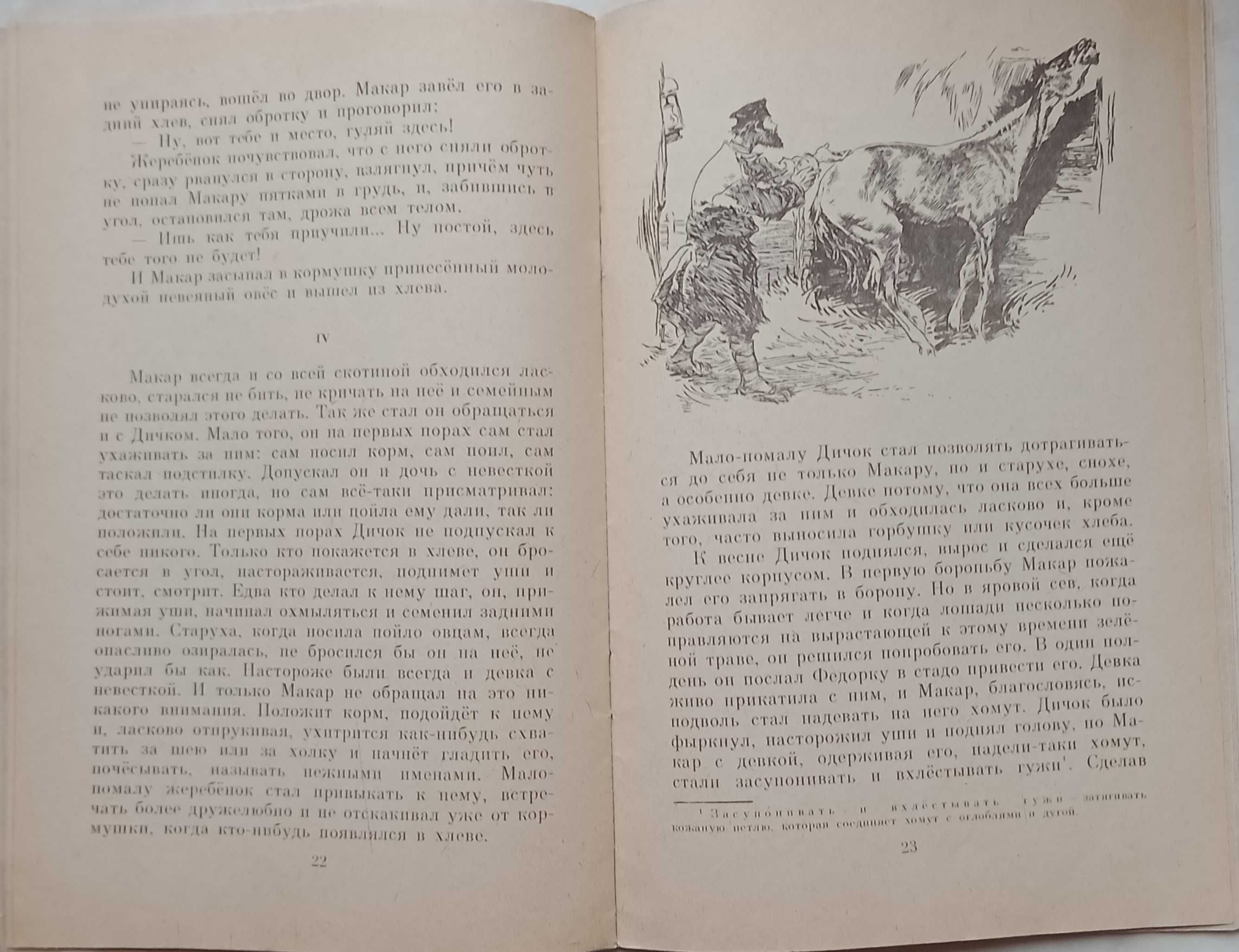 320а.28 Антошка и журавли. С. Т. Семенов 1976 г. Рисунки Година