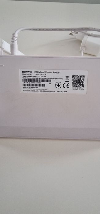 Router Huawei ws7001 ,1500Mbps Lan 1GBs