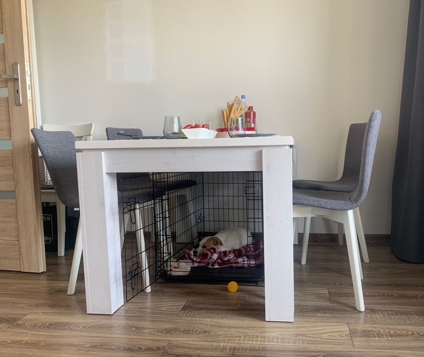 Stół rozkładany biały