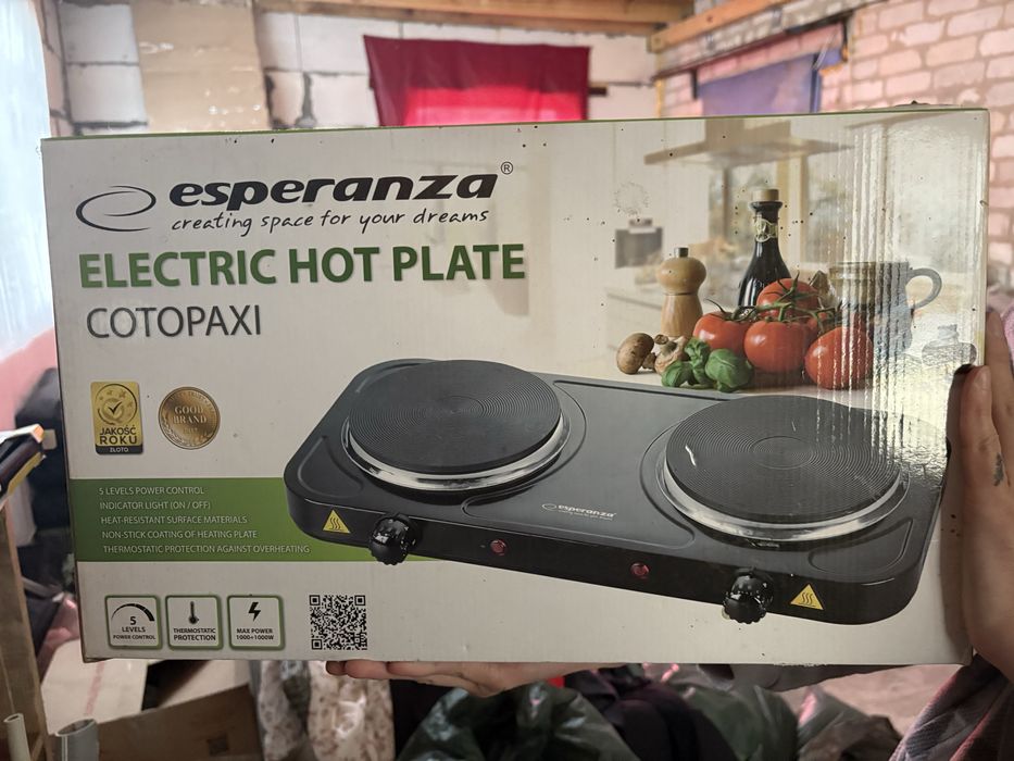 плита дві конфорки