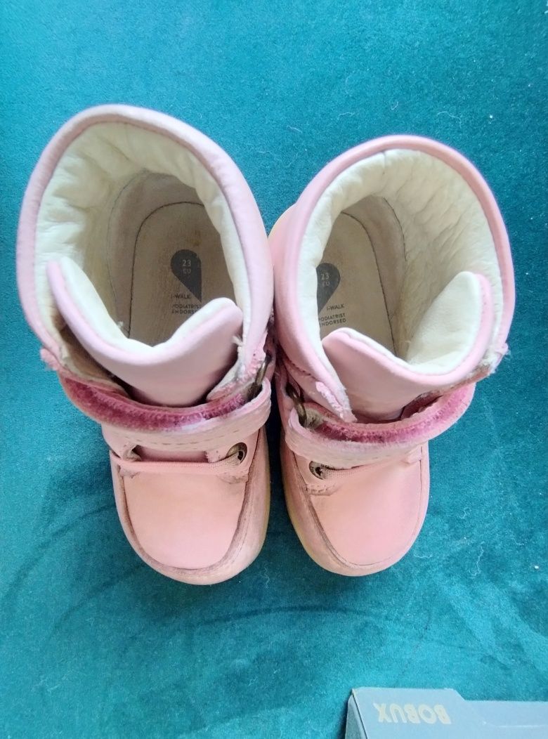Różowe buty Bobux Timber Boot Vintage Rose rozm. 23
