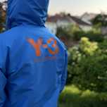 Y-3 adidas оригінал, Нейлонова зипка з капюшоном