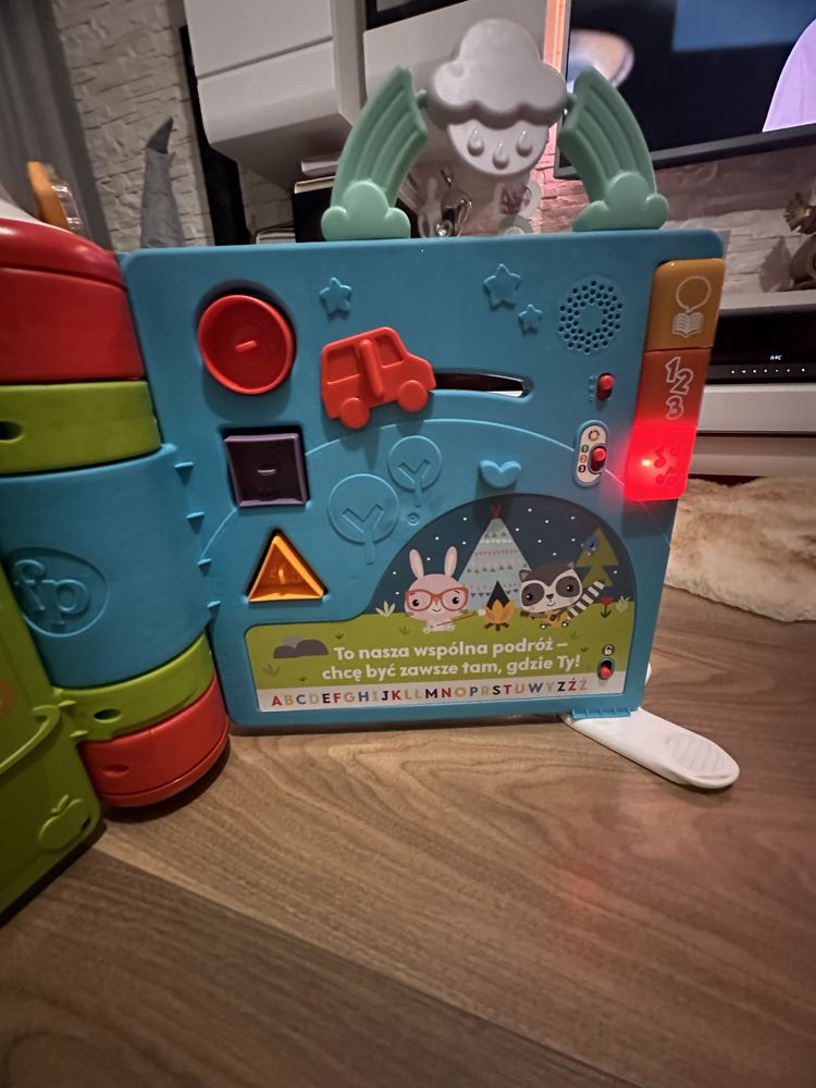 Edukacyjna Gigaksiążka Fisher Price wiek 6msc