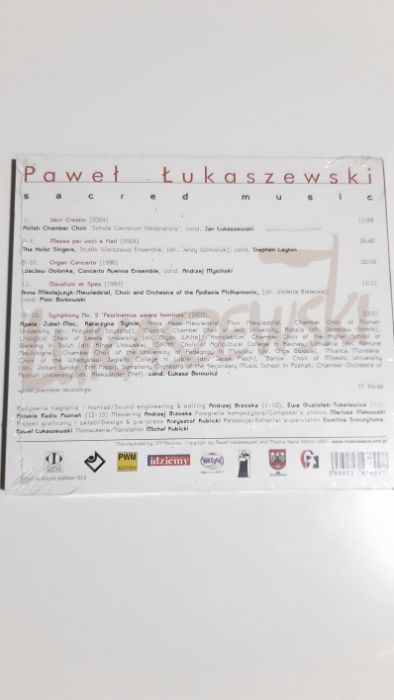 P. Łukaszewski - 4 plyty CD z muzyką kompozytora