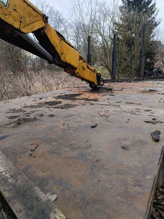 Przyczepa 10 ton wywrotka z HDS dźwig.. Sprawna.