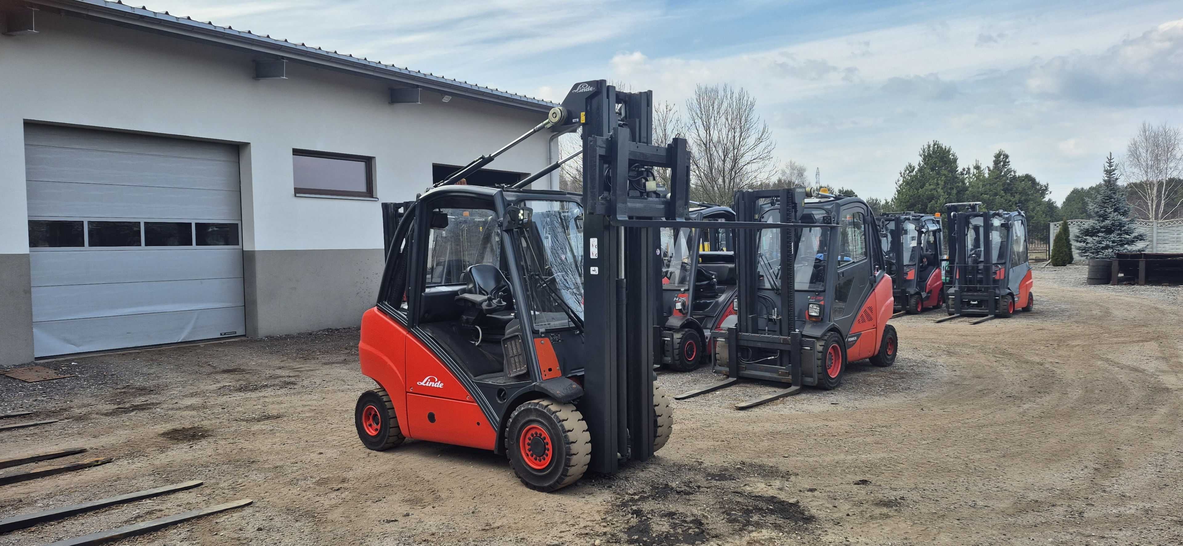 Wózek Widłowy Linde H30D. Diesel. Triplex 6.40m. 4 sekcje. Stan BDB