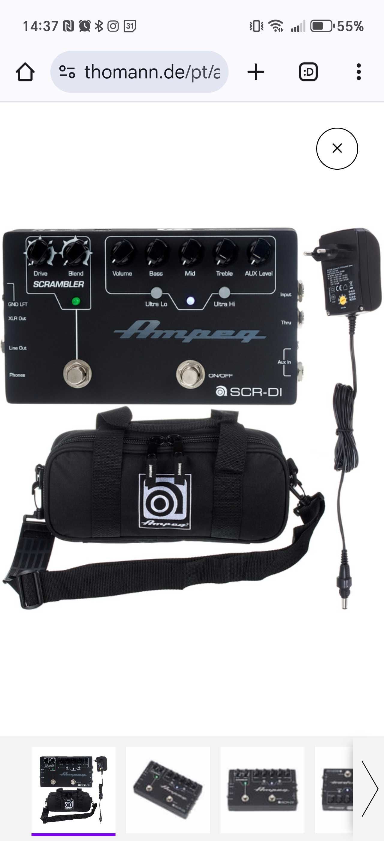 Ampeg SCR DI Bundle