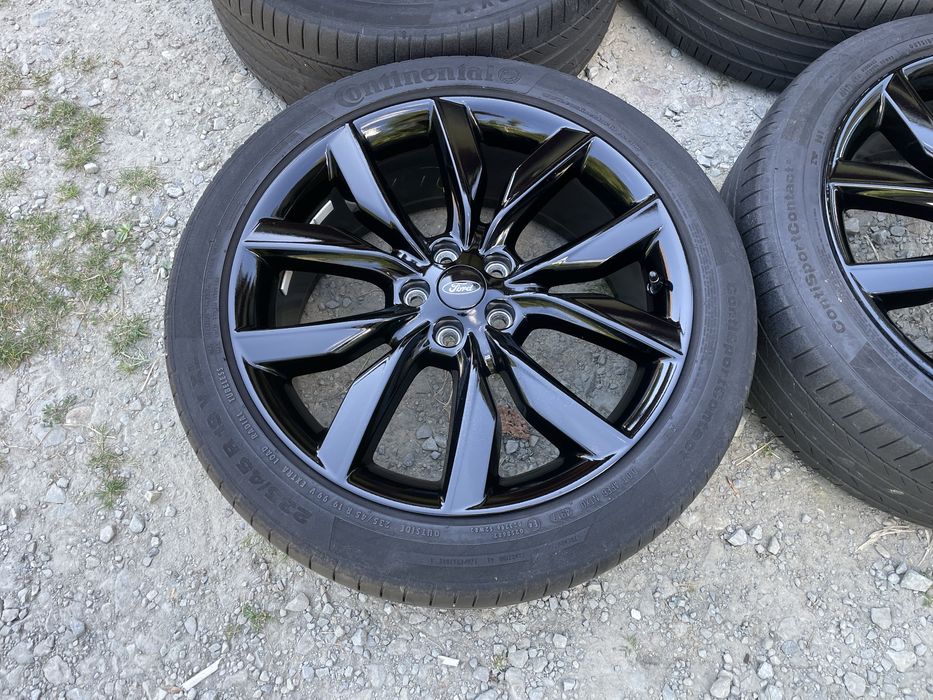 Koła 19” Ford 5x108 Kuga Escape Mondeo Edge CZARNE JAK NOWE OEM z TPMS