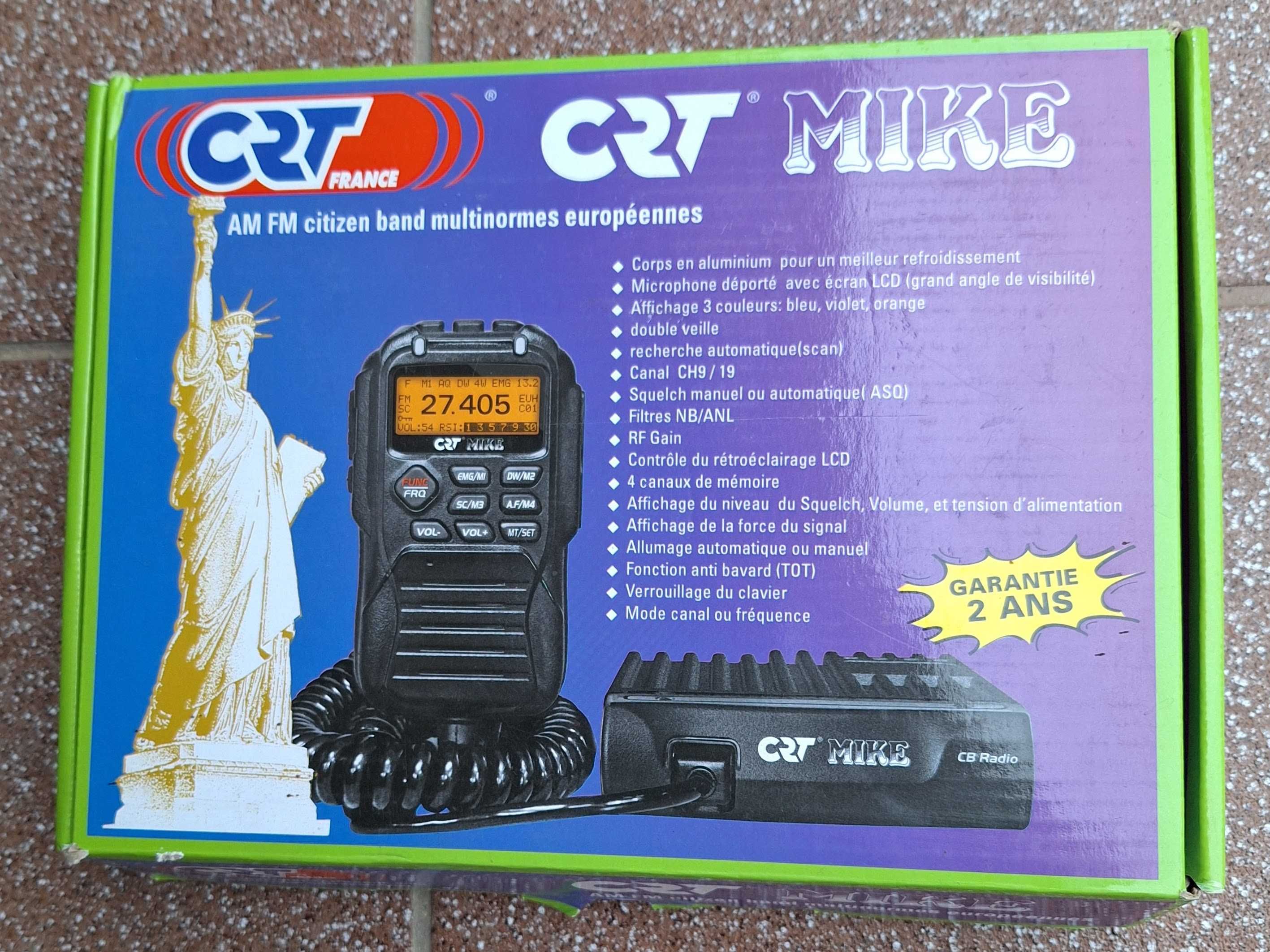 CB radio CRT MIKE małe cb radio w mikrofonie