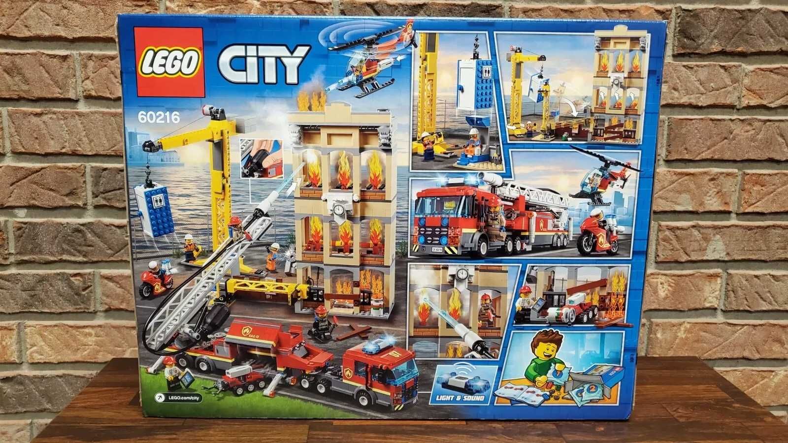 LEGO City 60216 - Straż pożarna w śródmieściu