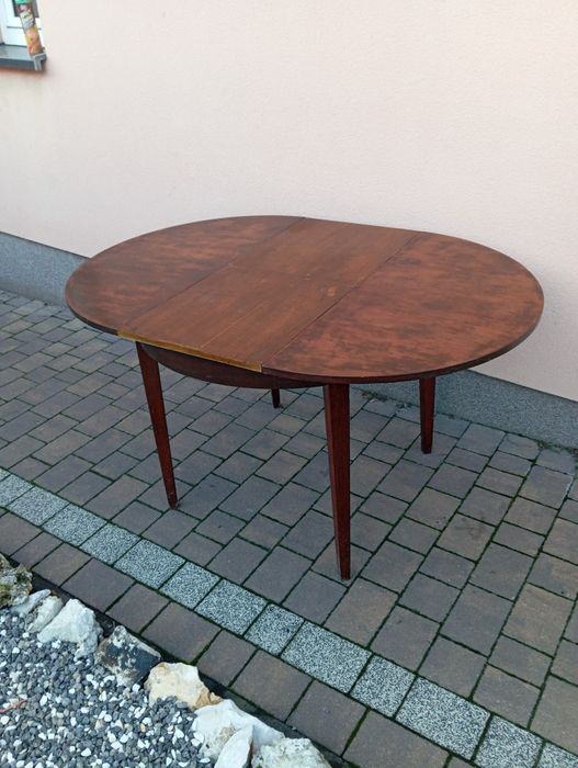 Stół okrągły PRL Transport