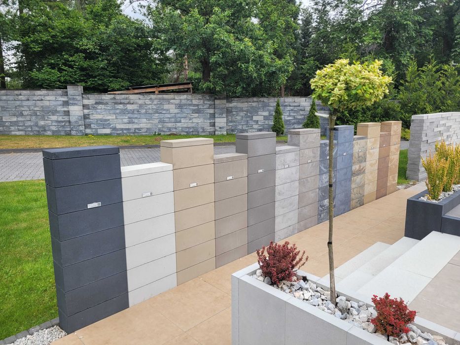 Bloczek pustak słupek betonowy ogrodzeniowy PEŁNA OFERTA KOST BET