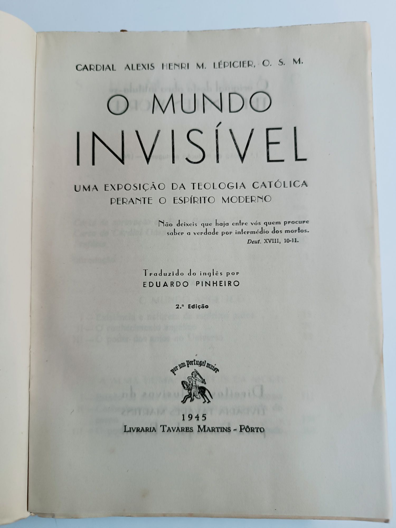 Livro "O Mundo Invisível"