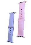 Apple Watch 38/40/41mm 2x Opaska Silikonowa Pasek kod 1790