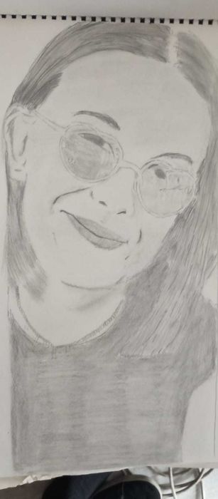 desenho retrato papel