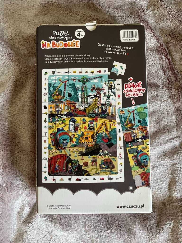 Puzzle obserwacyjne CzuCzu - Na budowie