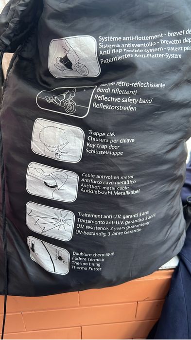 Capa para mota impecavel