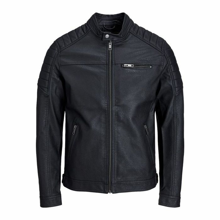 Men's Jacke & Jack & Jones Rocky Black Zip-Up Jerkin