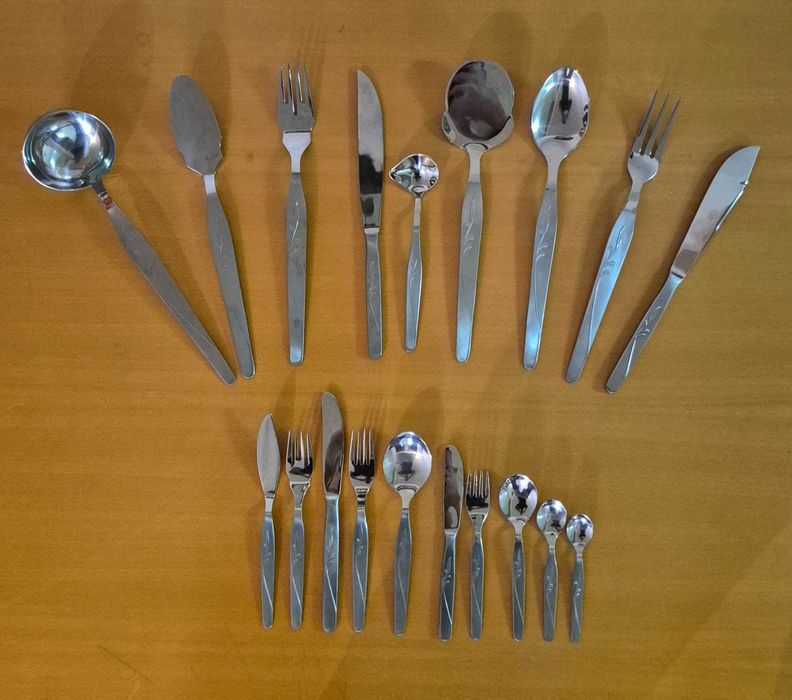 Faqueiro Completo em Inox - Conjunto 12 Pessoas