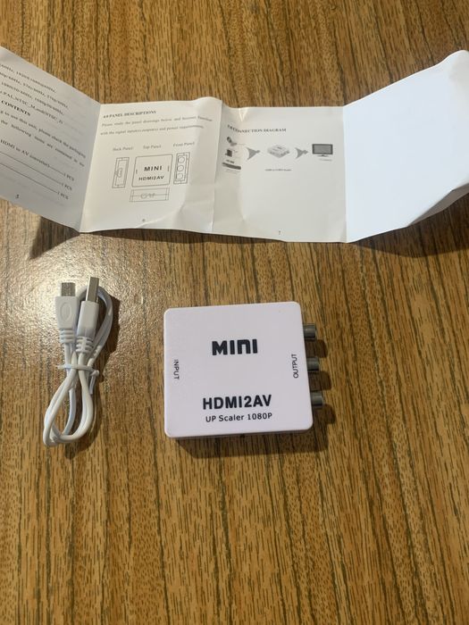 Конвертер сигнала MINI HDMI 2AV