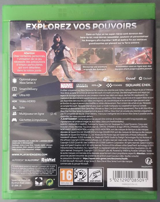 Marvel Avengers Dubbing PL xbox one / xbox series (Wymiana)