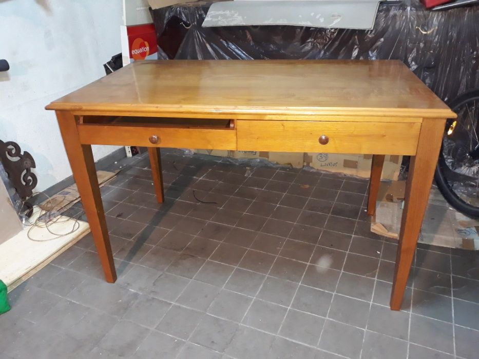 Mesa Secretária madeira maciça