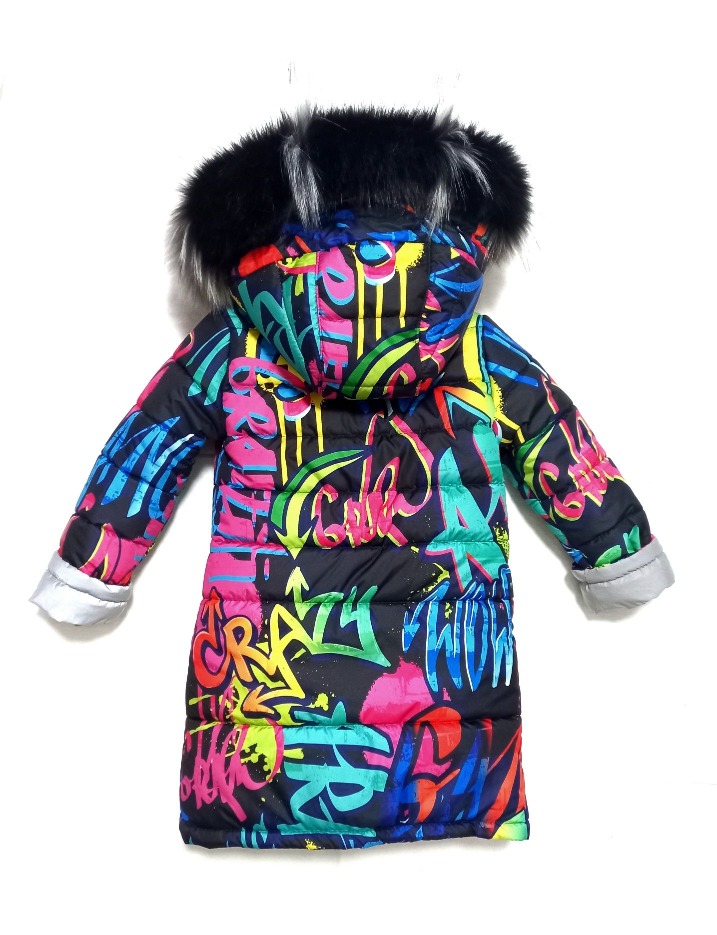 Пальто довге зимове для дівчат р 110 - 152