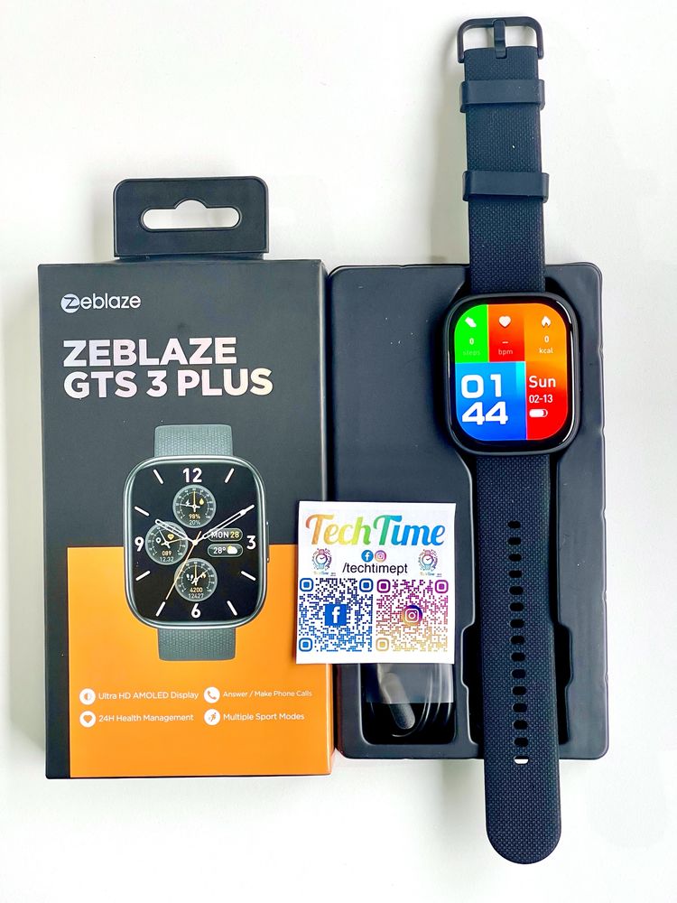 [NOVO] Smartwatch Zeblaze GTS 3 Plus (Preto)