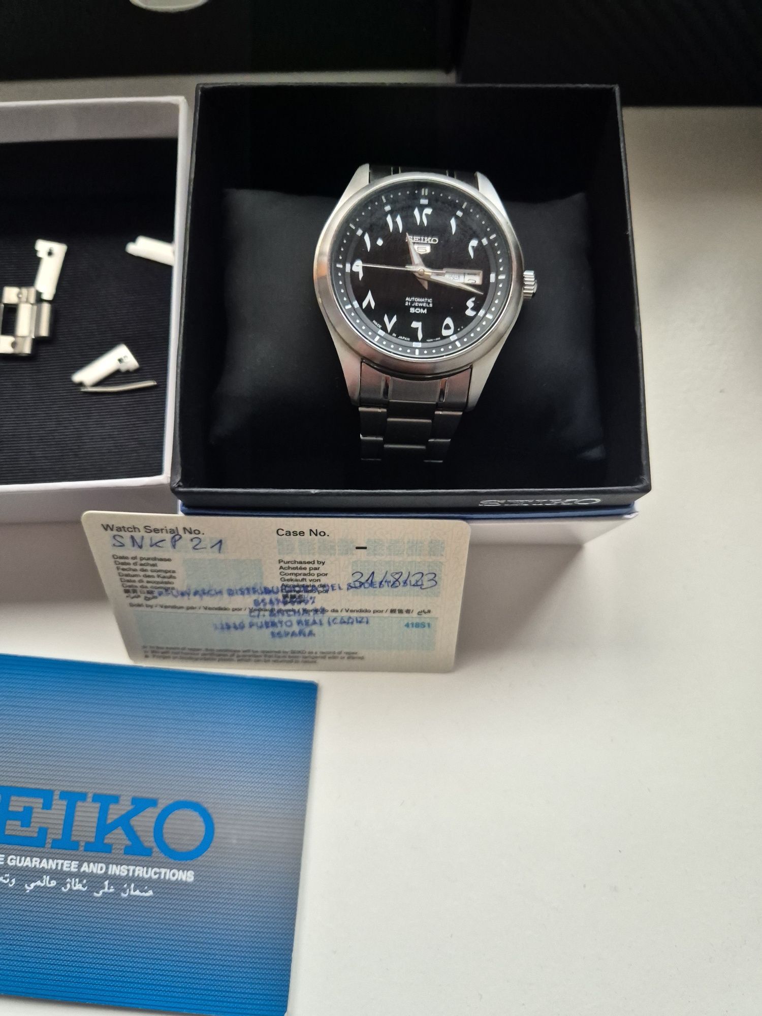 Seiko Arabic Dial automático