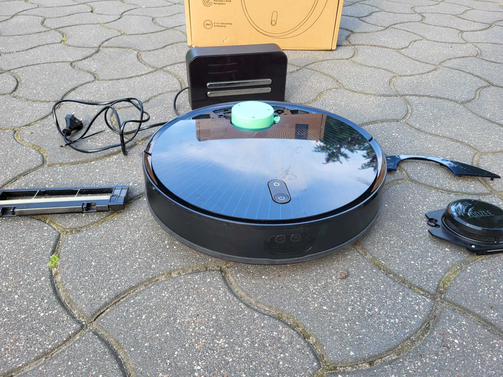 Zoozee Robot Sprzątający, Czarny, 3500 Pa mocny